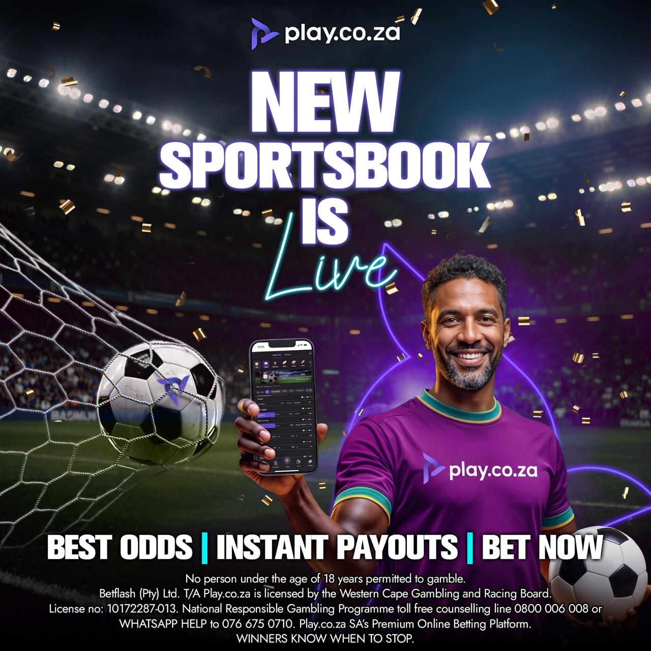 Play.co.za: New Sportsbook is Live