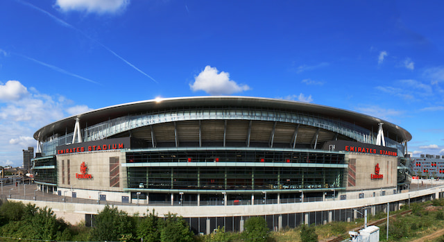 Emirates Stadium in London, home of Premier League champions Arsenal
