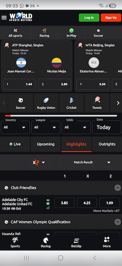 WSB Mobile Betting App in South Africa